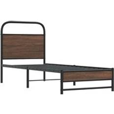 Beds & Mattresses vidaXL Bed Frame without Mattress 80x200 cm Brown Oak