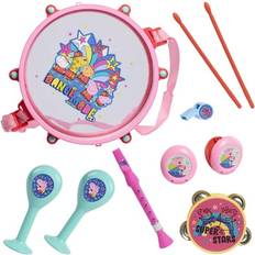 Toy Castanets Topps Peppa Pig Party Drum 10 Pieces