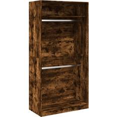 Garderob 100cm vidaXL 3307805 Smoked Oak Garderob 100x200cm