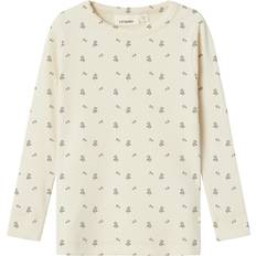 Knapper Bluser & Tunikaer Børnetøj Lil'Atelier Turtledove Flower Gago Bluse - Creme