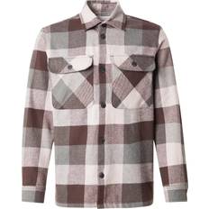 Jack & Jones Jakker Jack & Jones Jprraymond Shirt Lysebrun/Hvid