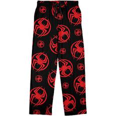 Hombre - Rojo Pijamas BioWorld Spider-Man Miles Morales Fleece Pajama Pants - Black