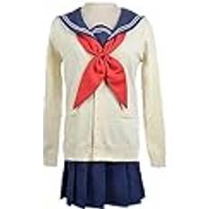 IGHSNZUH Anime Himiko Toga Cosplay Kostym Set 2XL