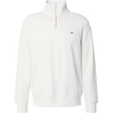 Gant Reg Shield Half Zip Sweatshirt - Vit