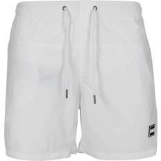 Maillots de Bain vente Urban Classics Block Swim Shorts Trunks - White