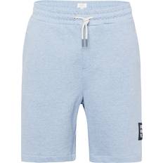 Blau - Sweatshorts QS Melierte Shorts - Blaumeliert