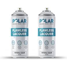 Polar Polar Flawless Clear Lacquer Spray 2 x 400ml Yellow