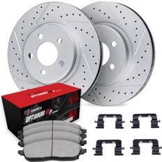 Friction Breaking R1 Concepts Rear Brake Kit WBUH1-42027