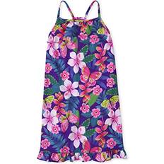 Nightgowns The Children's Place Floral Ruffle Nightgown - Purple