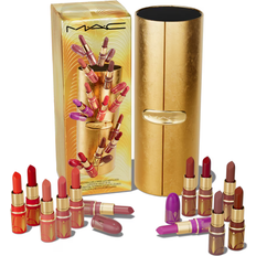 MAC Hyaluronic Acid Lipsticks MAC Golden Girls Mini Lustreglass Lipstick Vault 12-pack