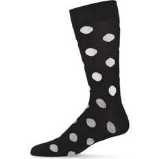 Polka Dots Socks MeMoi Polka Dot Cashmere Blend Crew Socks - Black