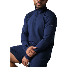 Alo Jumpers Alo Conquer 1/4 Zip Reform Long Sleeve - Navy