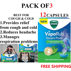 Medicines Vaporub Steampods 4 Caps