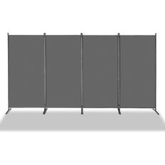 Beige Room Dividers Ebern Designs 4 Panel Beige Room Divider