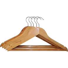 Natural Hangers Premium Wood Durable Slim Coat Hangers 30 Pack Hanger