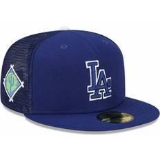 Sports Fan Apparel New Era LA Los Angeles Dodgers 59FIFTY 2022 Spring Training Trucker Fitted Cap, Hat (7 3/4) Blue White