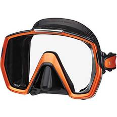 Cheap Diving Masks tusa ScubaDotCom, M-1001 Freedom HD Scuba Diving Mask (Black/Energy Orange)