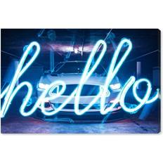 Neon City Prints Canvas Wall Art 15 x 10 Framed Art