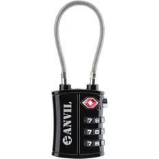 Anvil Digit Luggage Cable Locks Black