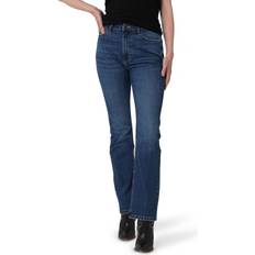 Red - Women Jeans Wrangler Women's High-Rise Bootcut Jeans - Red