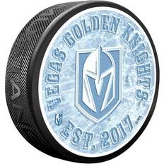 Vegas Golden Knights Sports Fan Products Vegas Golden Knights Frozen Logo Puck