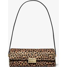 Leopard Handbags Michael Kors Cheetah Print Calf Hair Convertible Pochette - Natural