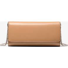 Michael Kors Natural Bags Michael Kors Cate Leather Clutch - Natural