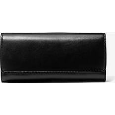 Michael Kors Women Clutches Michael Kors Cate Leather Clutch - Black