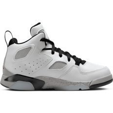 Polyurethane Children's Shoes Nike Jordan Flight Club '91 PS - White/Black/Metallic Silver/Gym Red