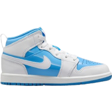 Nike Jordan 1 Mid SE PS - White/Legend Blue