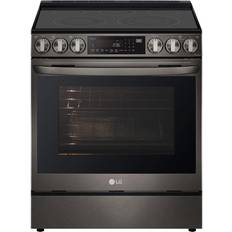 LG Electric Single Oven Slide-in Range 6.3 cu Black, Stainless Steel