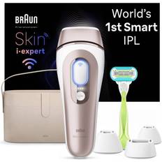 IPL Braun Skin i-Expert PL7387 IPL Device Laser Hair Removal Kit with 4 Smart Heads and Premium Vanity Case