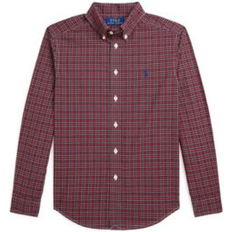 Shirts Gingham Cotton Poplin Shirt - Red/Black Multi