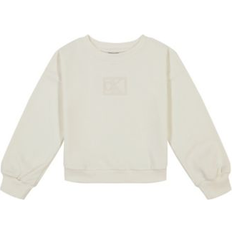 Calvin Klein Girls Sweatshirts Calvin Klein Bubble Sweatshirt - Antique White