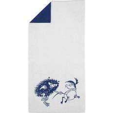 Moomin Arabia Stinky Badlakan Blå, Vit (140x70cm)