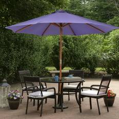 Pink Parasols & Accessories Northlight Outdoor Patio Market Umbrella with Wooden Pole 8.5 Purple