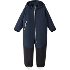 Elastiska muddar Softshelloveraller Barnkläder Reima Toddler's Mjosa Softshell Overall - Navy