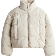 Beige - Winter Jackets H&M Short Puffer Jacket - Light Beige