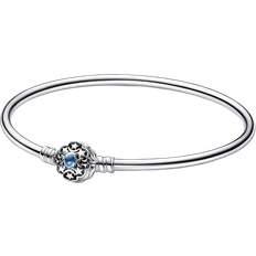 Pandora Moments Disney Aladdin Princess Jasmine Bangle - Silver/Blue