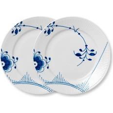 Mega riflet Royal Copenhagen Blå Mega Riflet Assiett 22cm 2st