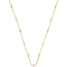 Enamel Necklaces Kendra Scott Haven Strand Necklace - Gold/Pink