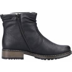 Halpa Nainen Nilkkurit Rieker Chelsea Boots - Musta