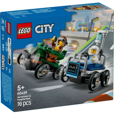 Billig LEGO City LEGO City Racerbilpakke Flybil mot Sykesengbil 60459