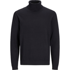 Jack & Jones Herren Pullover Jack & Jones Basic Plain Turtleneck - Black