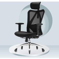 Neck Rest Office Chairs SIHOO M18-M152 Black Office Chair 127cm