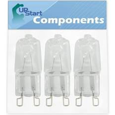 UpStart Components 3-Pack W10709921 Microwave Light Bulb