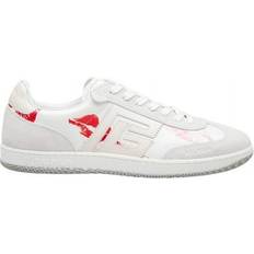 Balmain Herr Sneakers Balmain Kalvskinn Svan Tränare - White