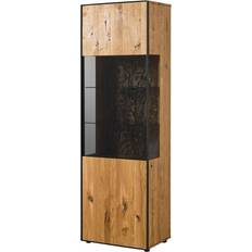 Legno Vetrine in vetro Massivmoebel24 Starnberg Natural Glass Cabinet 65x201cm