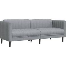 vidaXL 372613 Light Grey Soffa 193cm 3-sits