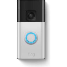 Silver Doorbells Ring Battery Doorbell with Head-to-Toe HD (2024 Release)